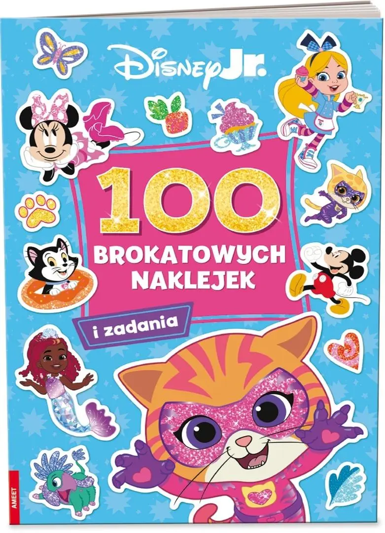 Disney 100 brokatowych naklejek - Książki