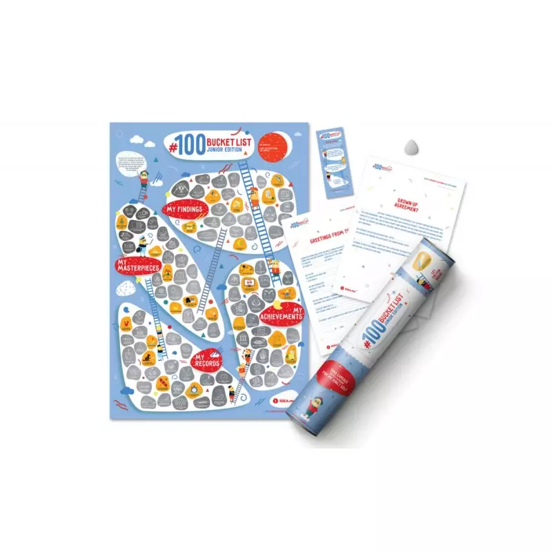 Mapa zdrapka - #100 Junior Life Edition - Książki