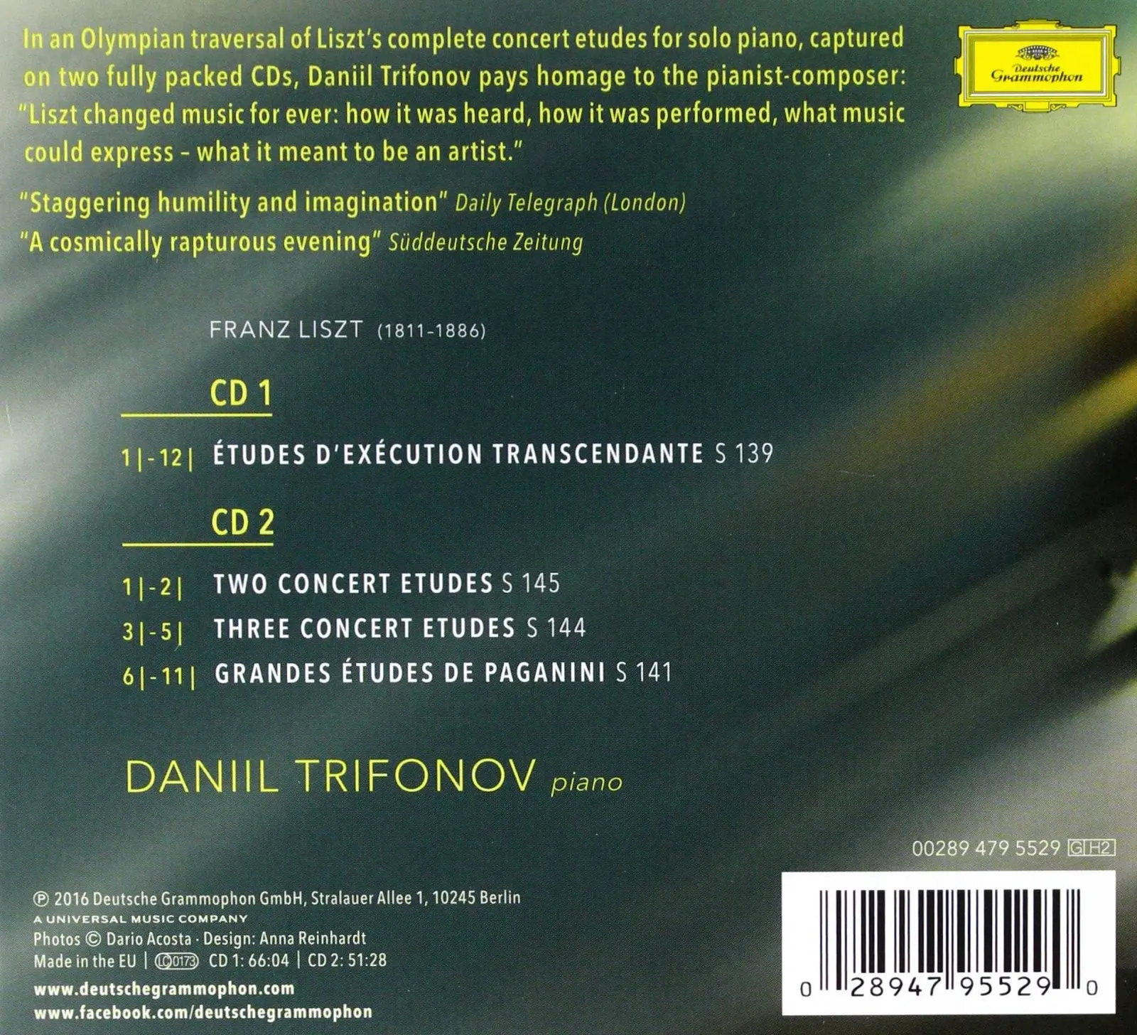 Transcendental, CD - Muzyka