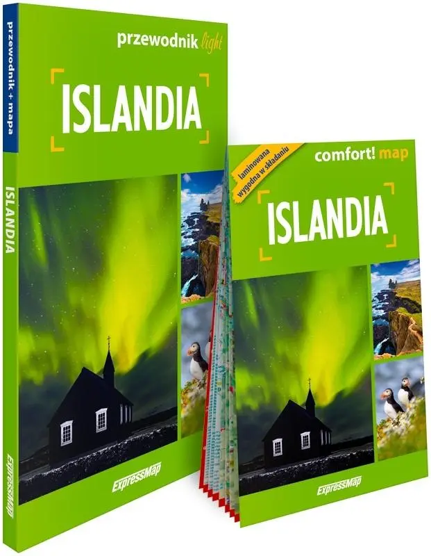 Islandia light: przewodnik + mapa - Książki