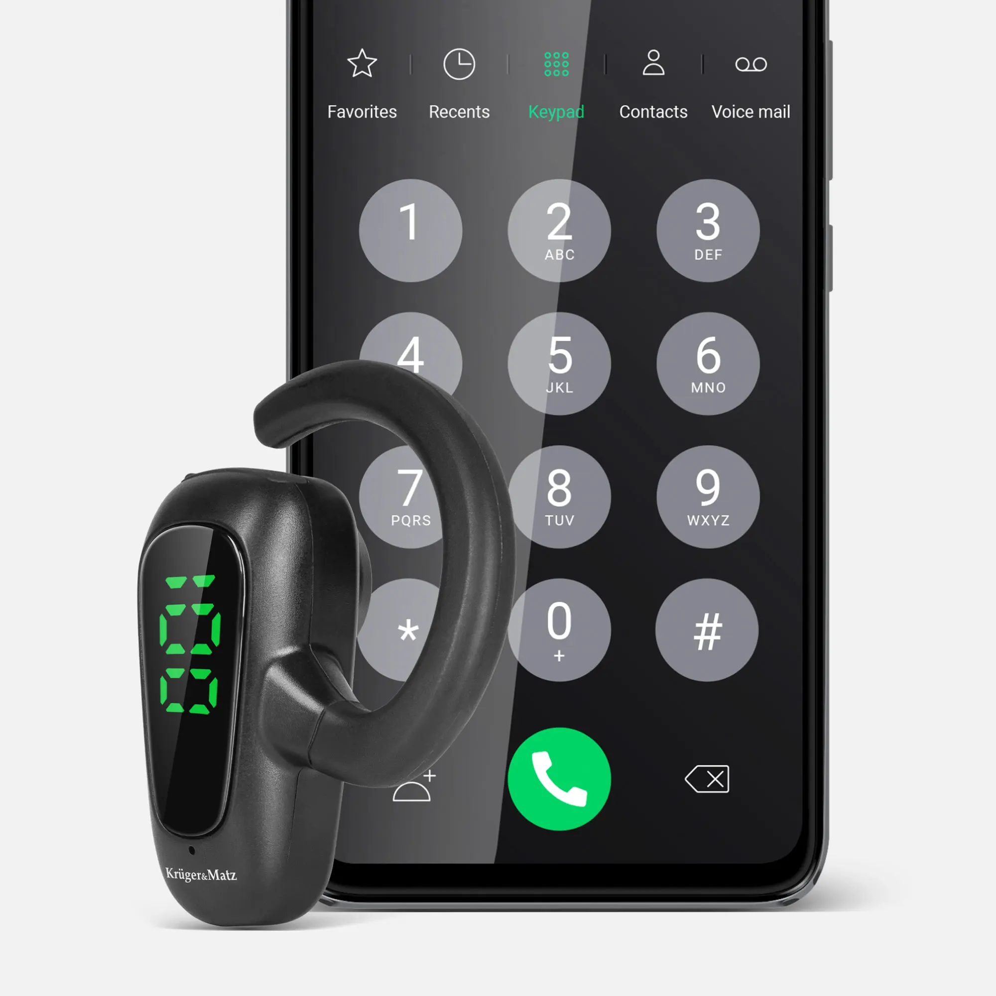 Słuchawka Bluetooth Kruger&Matz Traveler K18 - Elektronika i akcesoria
