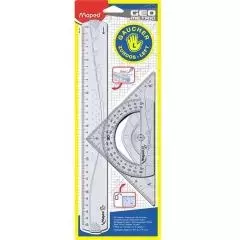 Zestaw Geometric leworęczni lin/ekier/kąt MAPED - Książki