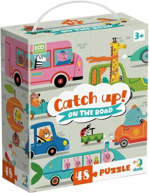 Puzzle 48 elementów. Catch up! On the road - Puzzle