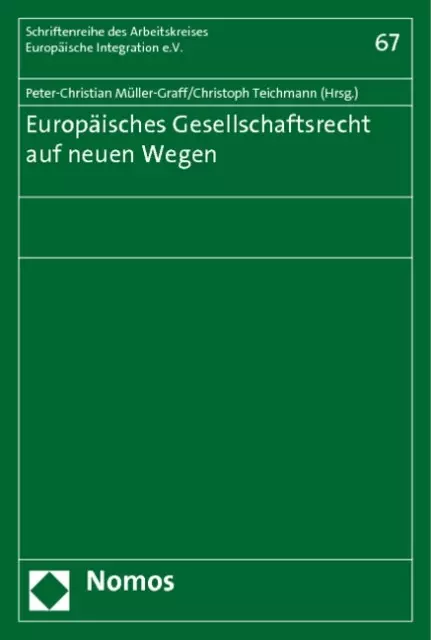 Europäisches Gesellschaftsrecht auf neuen Wegen - Książki