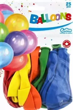 Balony pastelowe  (25 sztuk) - Papiernicze i szkolne