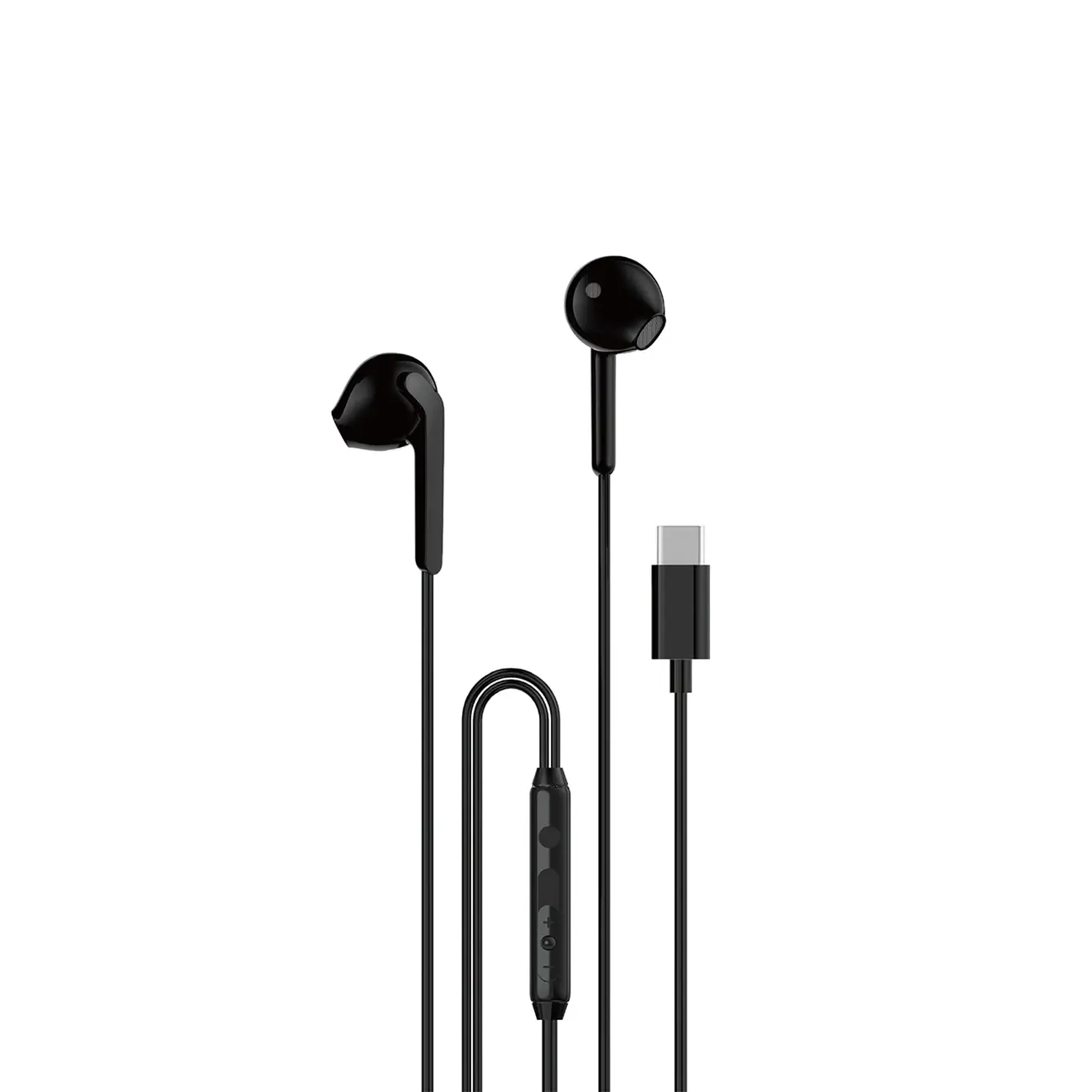 Słuchawki Dudao X3C douszne przewodowe USB-C 1.2m - czarne - Elektronika i akcesoria
