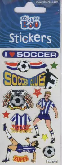 Naklejki Sticker Boo Piłkarze - Książki