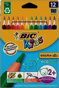 Kredki Evolution Triangle 12 sztuk - Papiernicze i szkolne