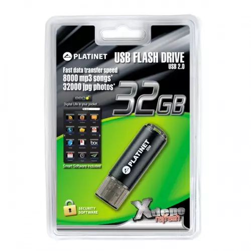 Pamiec Platinet 32gb Usb 2.0 X-depo Eego Soft Wb - Papiernicze i szkolne