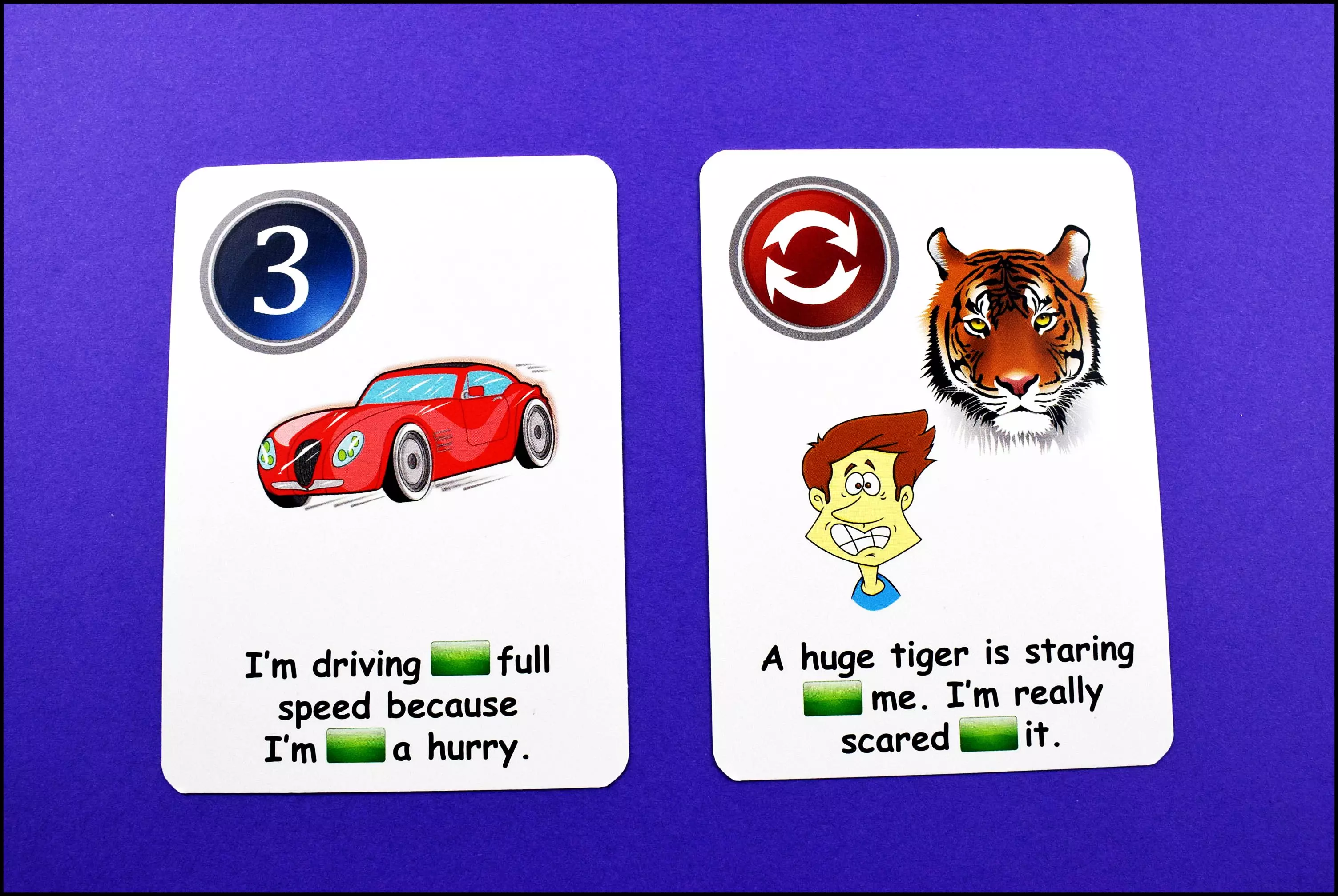 Fun Card English. Prepositions, Prepositions - Gry