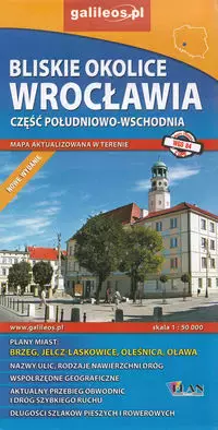 Bliskie okolice Wrocławia część południowo-wschodnia, 1:50 000 - Książki
