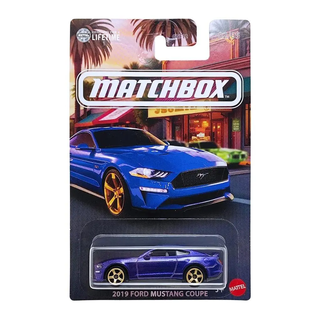 Matchbox Samochodzik tematyczny 19 Mustang GT - Zabawki