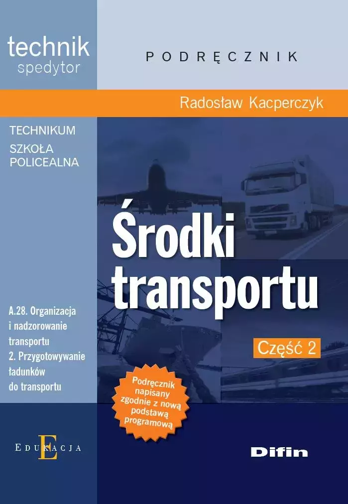 Środki transportu. Część 2. Podręcznik - Książki