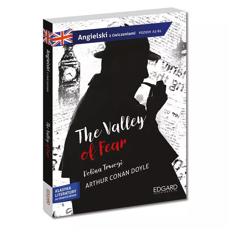 Sherlock Holmes: The Valley of Fear. Adaptacja klasyki z ćwiczeniami - Książki