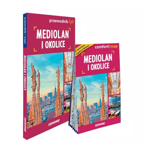 Mediolan i okolice light. Przewodnik + mapa - Książki