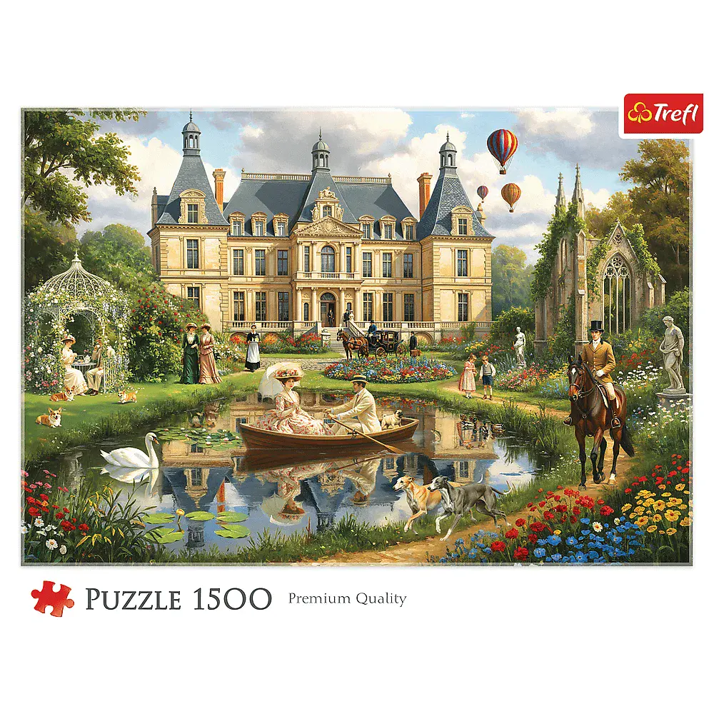 Puzzle 1500 elementów. Pałac nad wodą - Puzzle