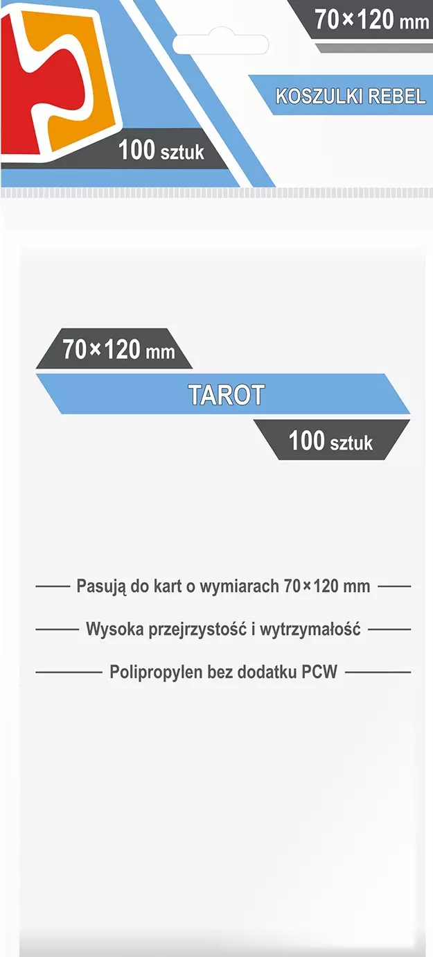 Koszulki na karty Tarot (100 sztuk) - Gry