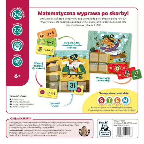Kumaci piraci. Gra matematyczna - Gry