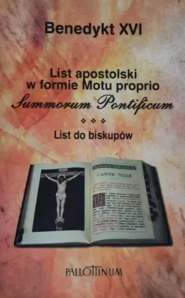 List apostolski w formie motu proprio Summorum... - Książki