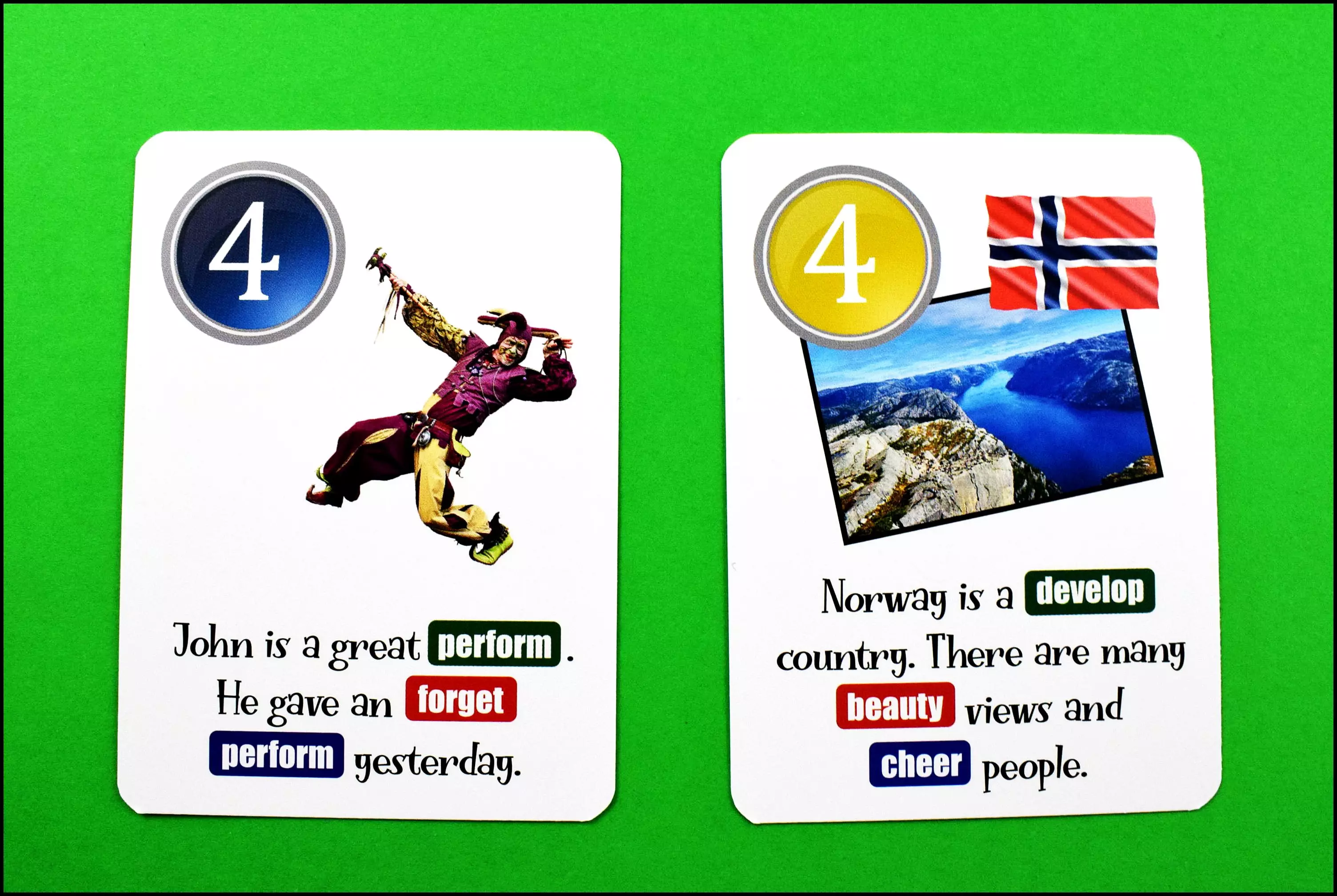 Fun Card English. Word Formation - Gry