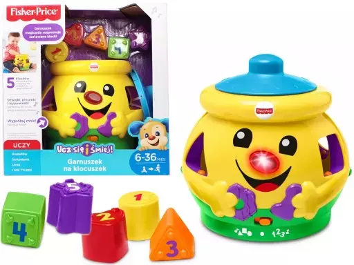 Fisher-Price. K0428 Garnuszek na klocuszek - Zabawki