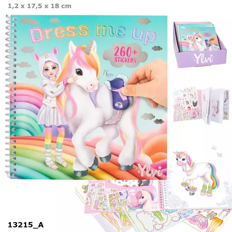 Zestaw Dress me Up Jednorożec Ylvi 13215A - Zabawki