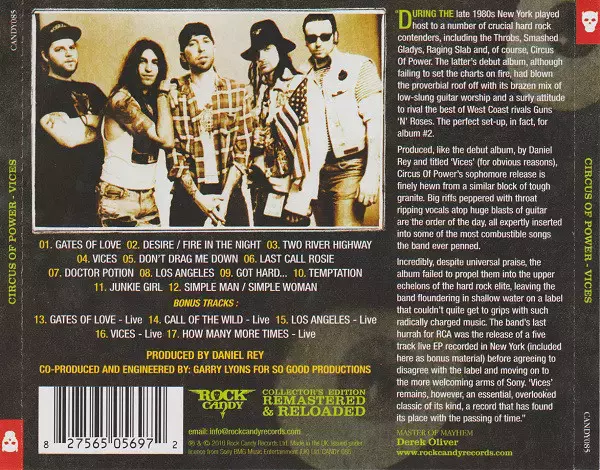 Vices, CD - Muzyka