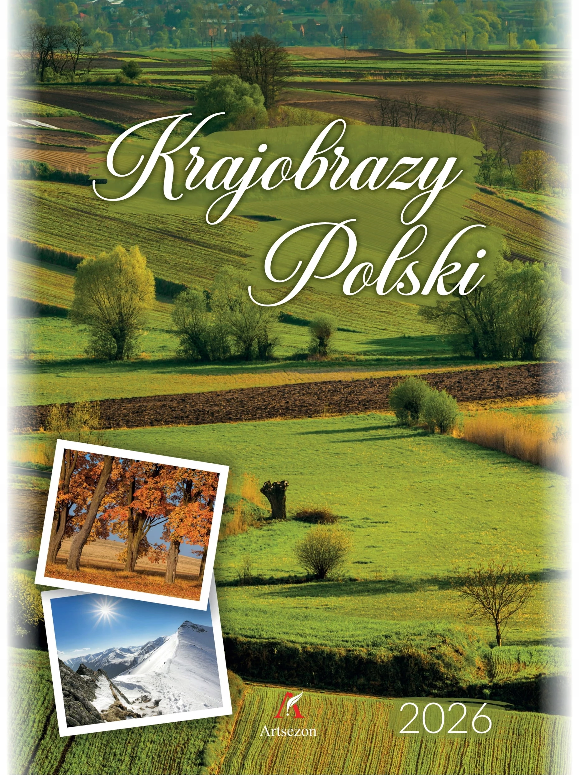 Kalendarz ścienny 2026 Krajobrazy Polski 23x31cm Polska - Książki