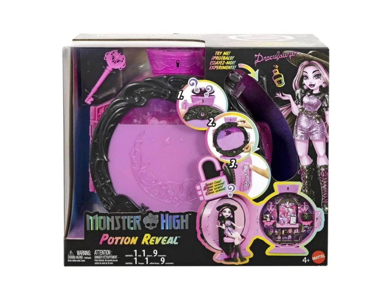 Monster High Potion Reveal - Pokój eliksirów - Zabawki