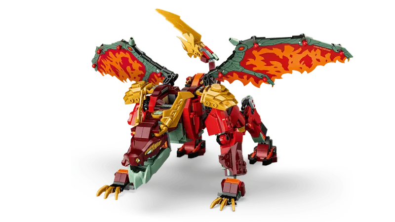 LEGO NINJAGO® Transformujący smoczy mech Wyldfyre 71868 - Zabawki