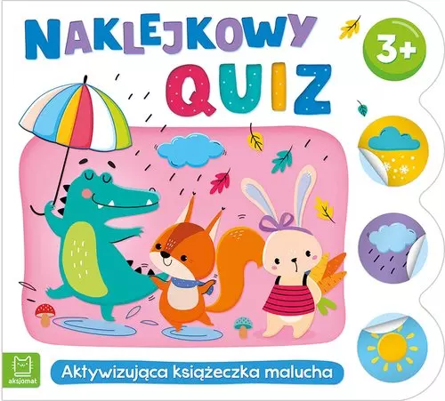 Naklejkowy quiz 3+ Aktywizująca książeczka malucha - Książki