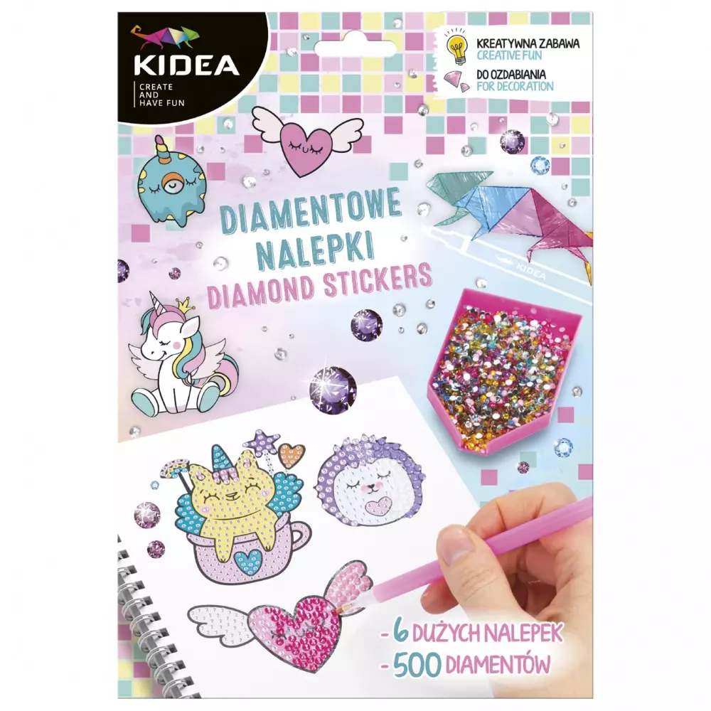 Mozaika Cekin samoprzylepna Naklej Magiczny Swiat Derf - Zabawki