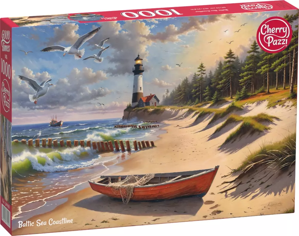 Puzzle 1000 elementów. Wybrzeże Morza Bałtyckiego 30998 - Puzzle
