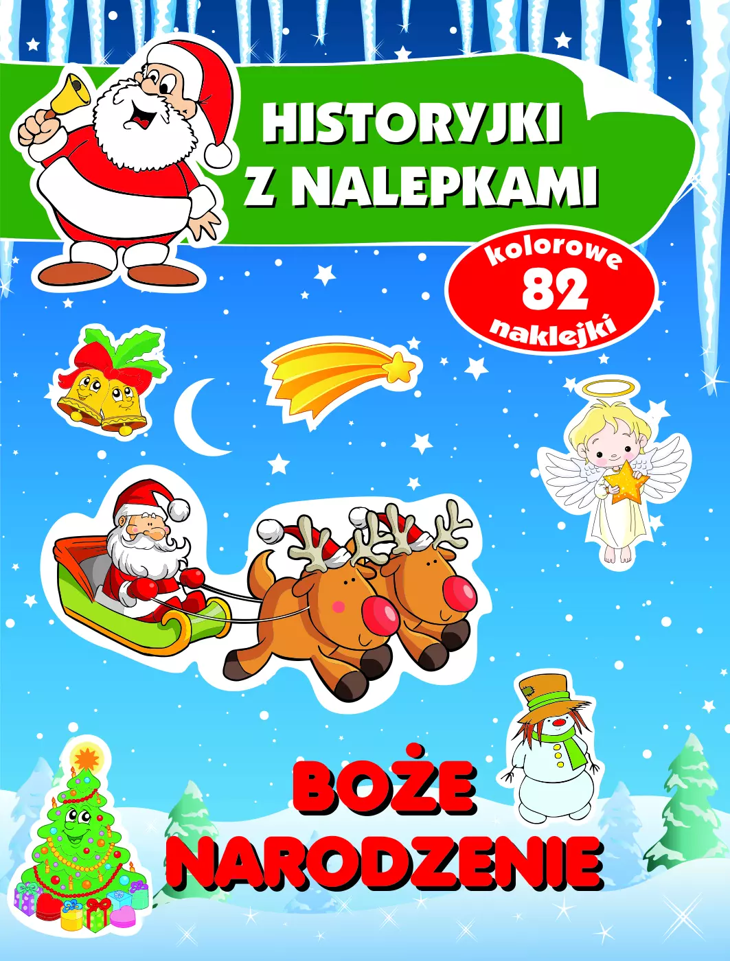 Historyjki z nalepkami. Boże Narodzenie - Książki