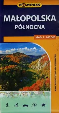 Małopolska Północna. Mapa turystyczno-krajoznawcza, 1:100 000 - Książki