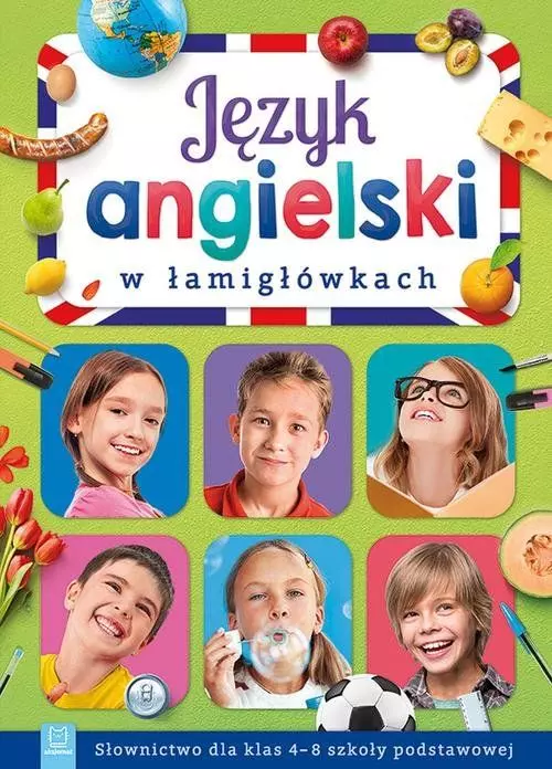 Język angielski w łamigłówkach. Słownictwo dla klas 4-8 szkoły podstawowej - Książki