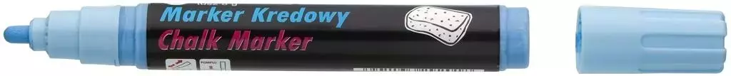 Marker kredowy 4,5 mm, niebieski - Papiernicze i szkolne