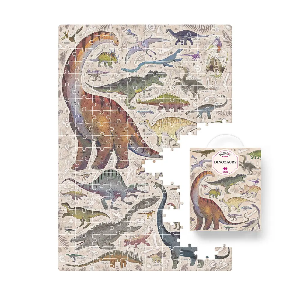 Puzzlove CzuCzu 200 elementów. Dinozaury - Puzzle