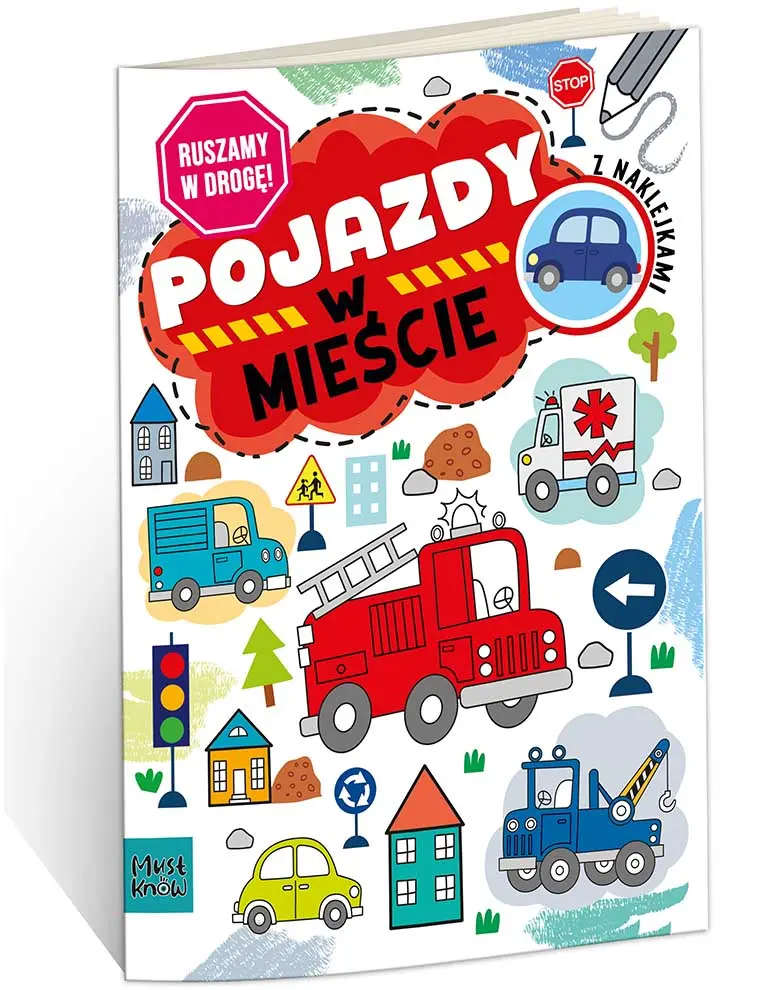 Kolorowanka Ruszamy w drogę. Pojazdy w mieście - Książki