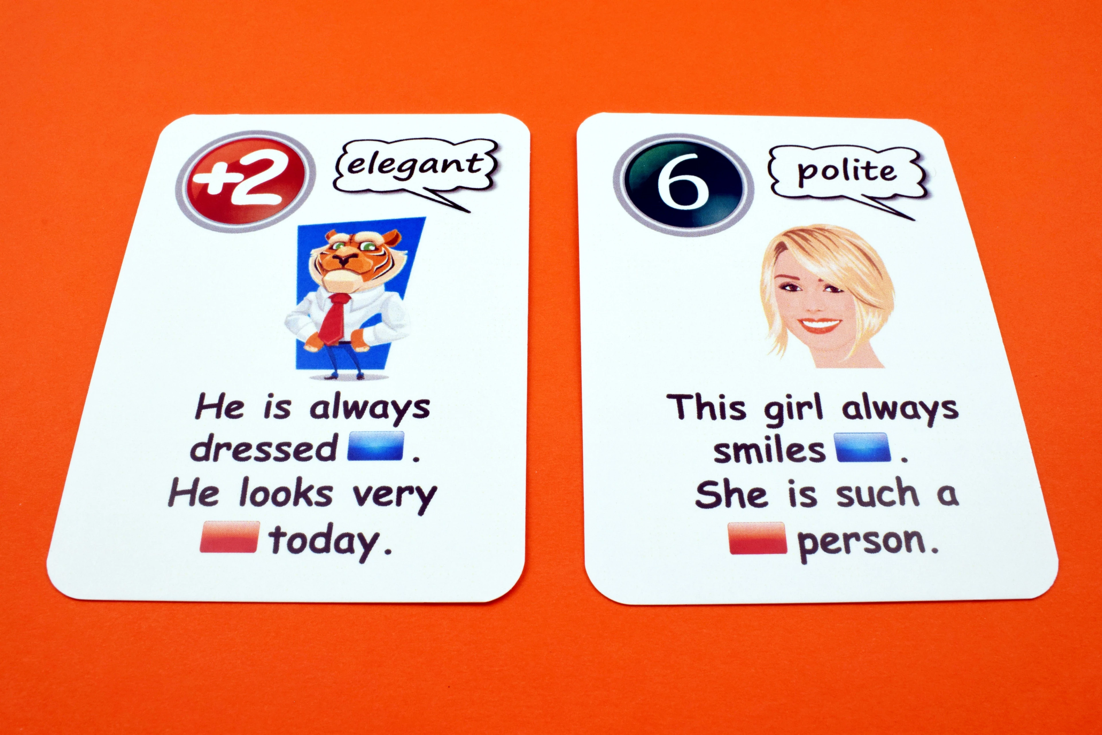 Fun Card English. Adverbs vs Adjectives - Gry