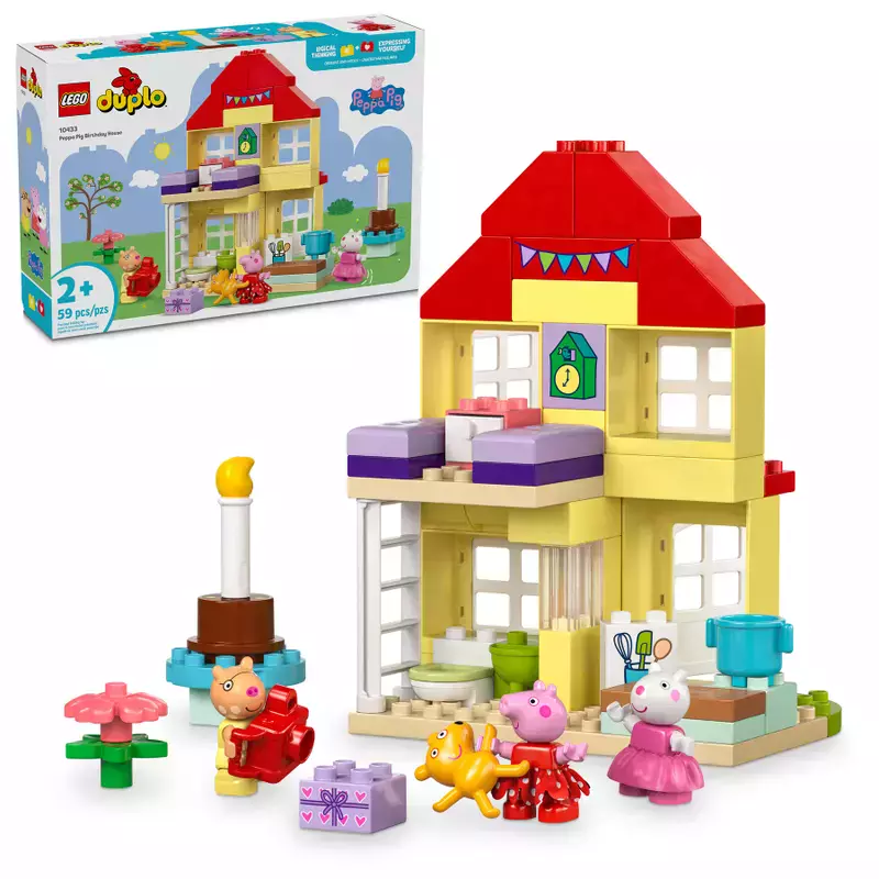 LEGO DUPLO Urodzinowy domek Peppy 10433 - Zabawki