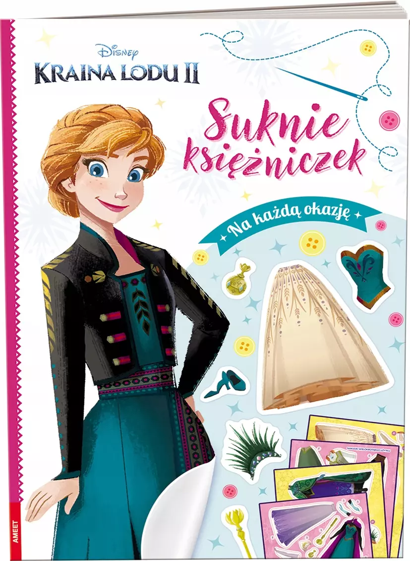 Kraina Lodu. Suknie księżniczek na każdą okazję - Książki