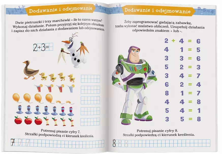 Disney Uczy. Elementarz matematyczny. Ćwiczenia - Książki