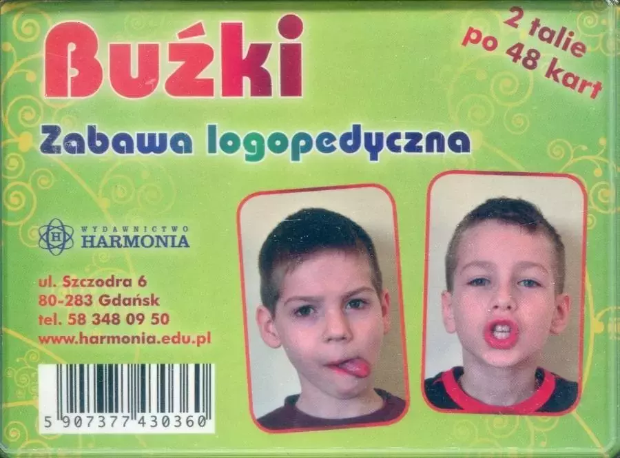 Buźki. Zabawa logopedyczna - Gry