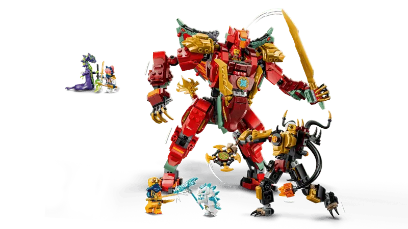 LEGO NINJAGO® Transformujący smoczy mech Wyldfyre 71868 - Zabawki