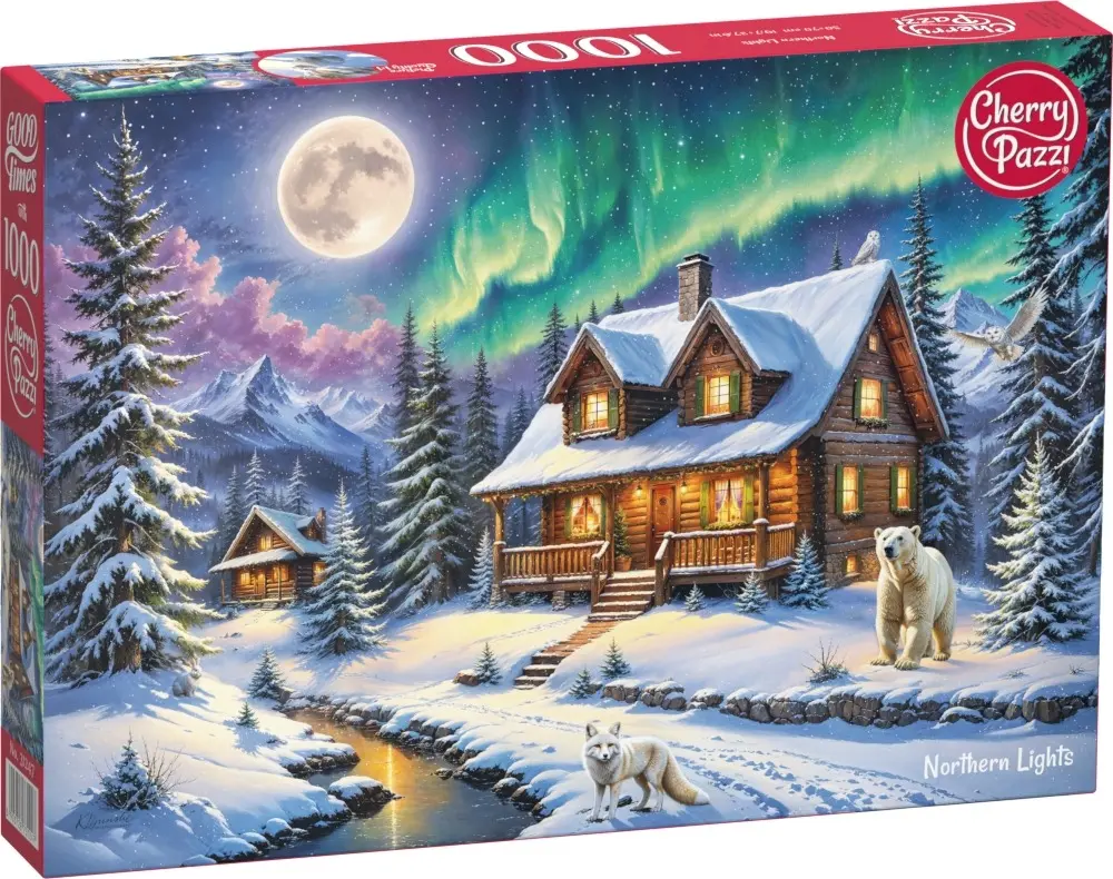 Puzzle 1000 elementów. Zorza polarna - Puzzle