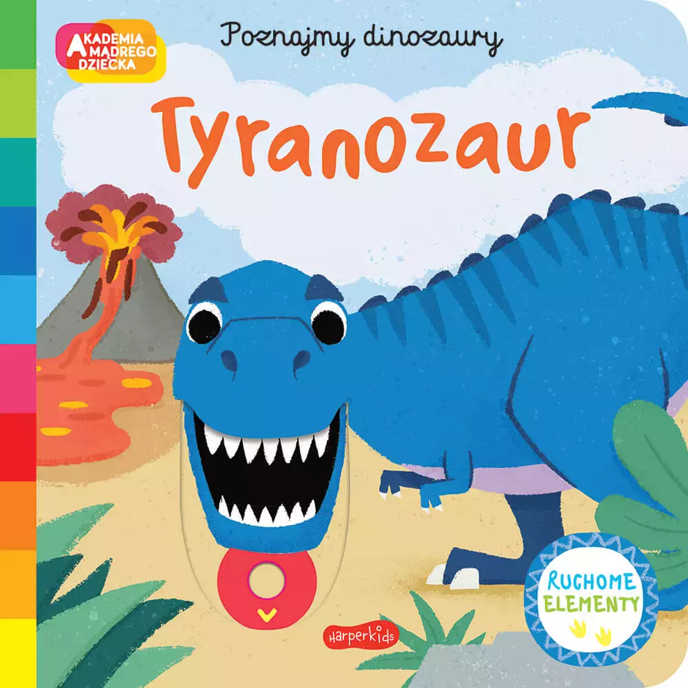 Tyranozaur. Akademia Mądrego Dziecka. Poznajmy dinozaury - Książki