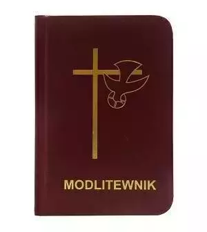 Modlitewnik mały złocony - bordo - Książki