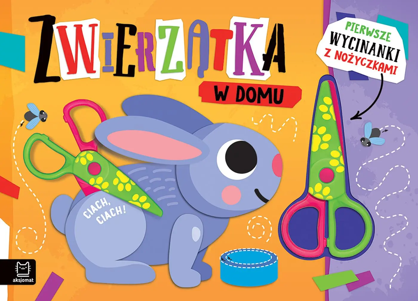 Pierwsze wycinanki z nożyczkami. Zwierzątka w domu - Książki