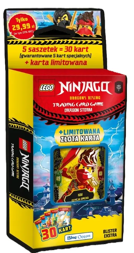 LEGO NINJAGO TCG seria 11 Blister II 1szt.mix - Zabawki